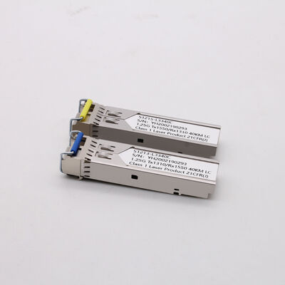 Module Sfp 1.25G 40km T1550 R1310 Émetteur-récepteur Sfp Epon Module optique Sfp Fibre Monomode Sc Solution Fttx de réseau
