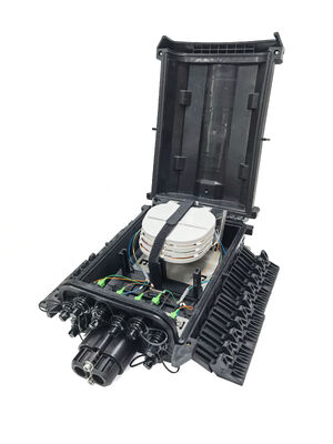 IP68 16 ports boîte de distribution en fibre optique avec 48 cœurs de fermeture par splice pour les réseaux FTTH